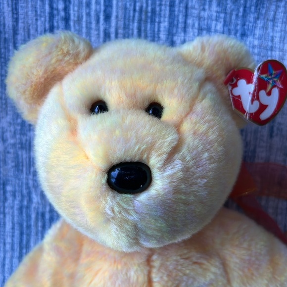 Ty Beanie Buddy - Sunny The Bear (13in) - Picture 6 of 6
